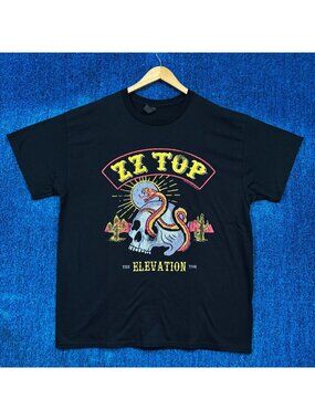 ZZ Top “The Elevation Tour” Graphic T-Shirt Size XL